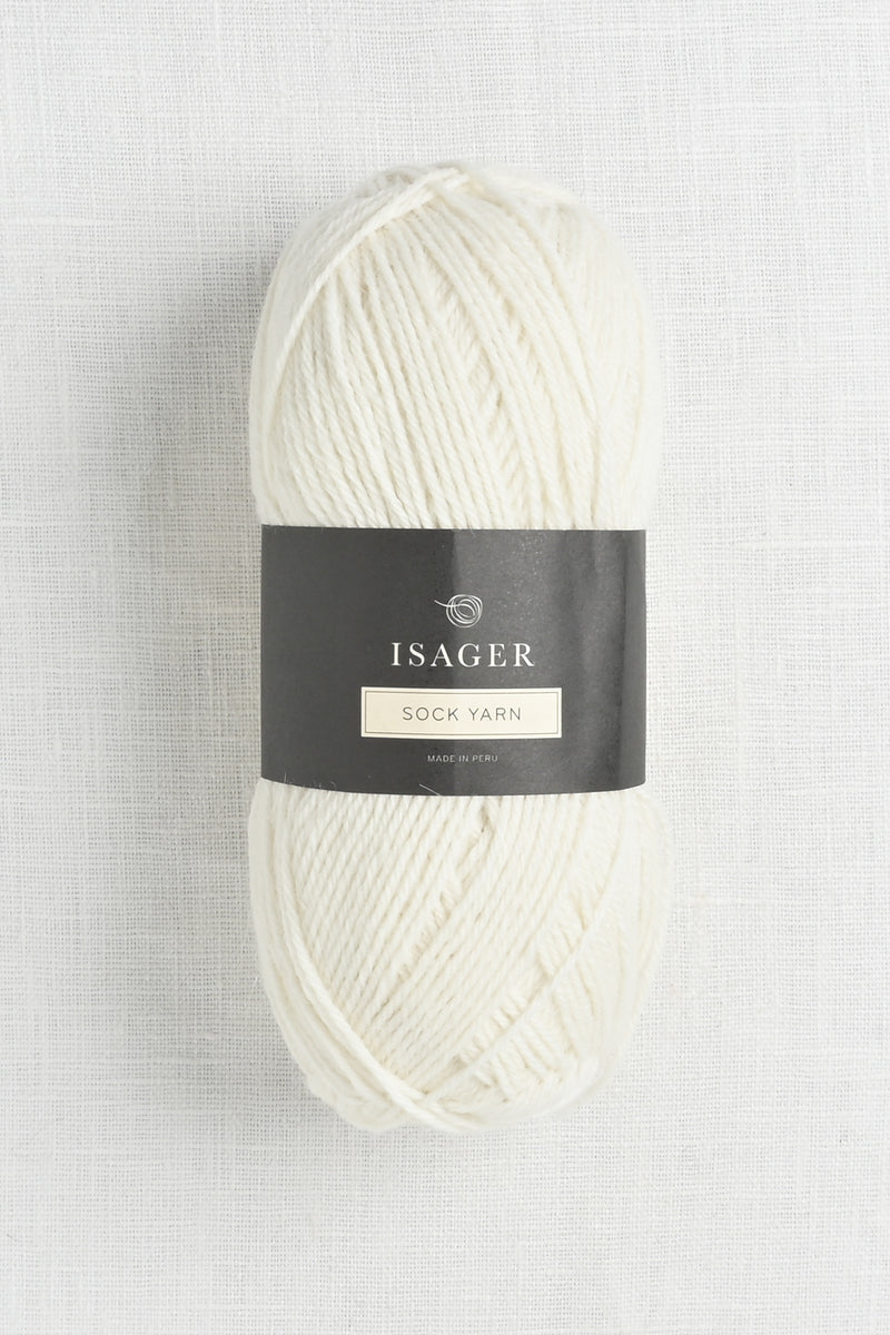 Isager Sock Yarn 0 Cream