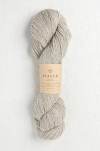 Isager Alpaca 2 E2S Light Grey Heather Undyed