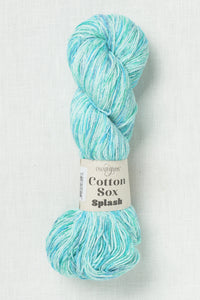 Cascade Cotton Sox Splash 406 Blue n' Green