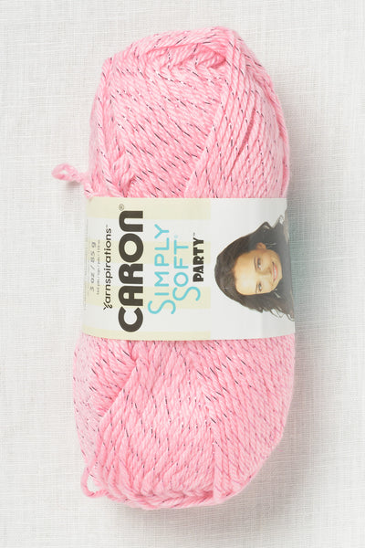 Caron Simply Soft Party Platinum Sparkle - 3 confezioni da 85 g, acrilico, 4 medio (pettinato) - 150 m - per lavori a maglia, uncinetto e artigianato Caron Simply Soft Party Platinum Sparkle - 3 confezioni da 85 g, acrilico, 4 medio (pettinato) - 150 m - per lavori a maglia, uncinetto e artigianato