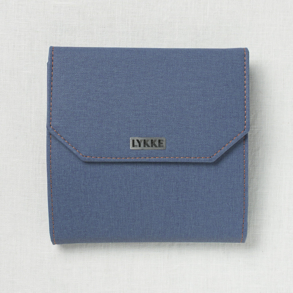 Lykke Flight 5" Deluxe Interchangeable Needle Set, US 3-10.5, Denim