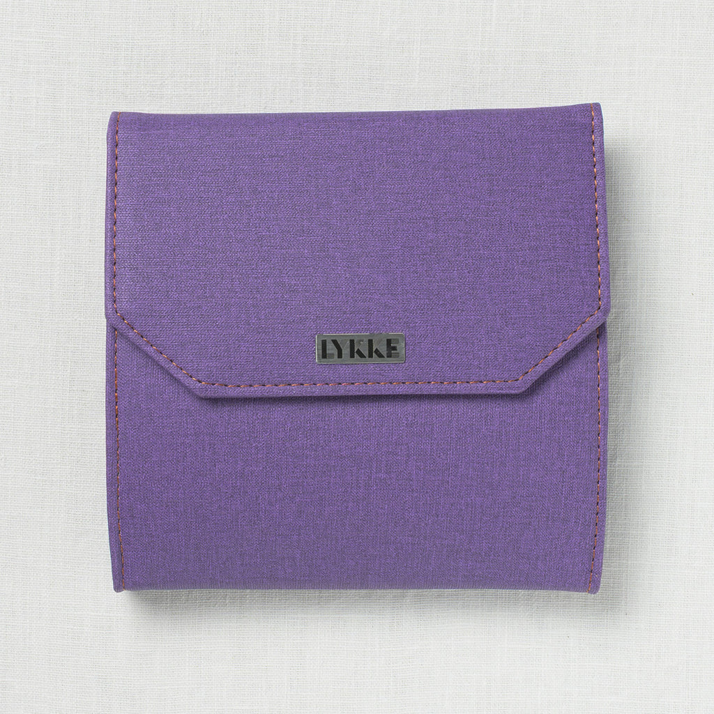 Lykke Flight 5" Deluxe Interchangeable Needle Set, US 3-10.5, Purple
