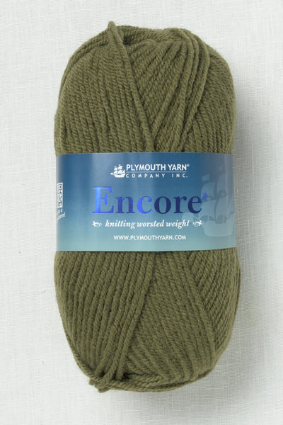Plymouth Encore Worsted 9863 Pesto