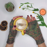 Hold On Tight Fingerless Mitts by Antonia Cavaliere
