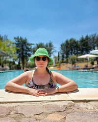 Hyacinth Bucket hat by Sari Nordlund