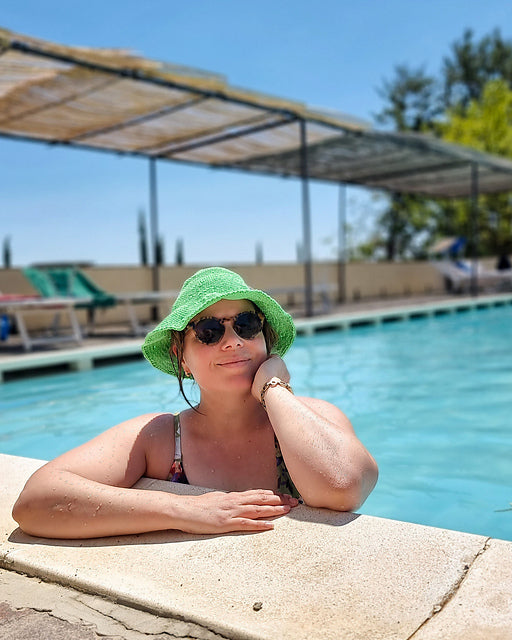 Hyacinth Bucket hat by Sari Nordlund