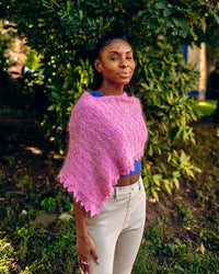 Taffy Pull Poncho by Julia Farwell-Clay