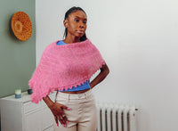 Taffy Pull Poncho by Julia Farwell-Clay