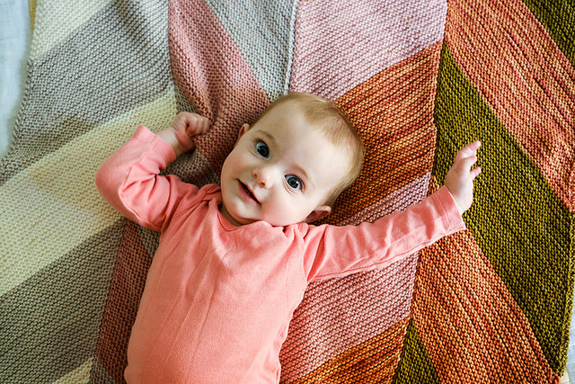 Garden House Baby Blanket by Jocelyn Tunney