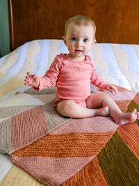 Garden House Baby Blanket by Jocelyn Tunney