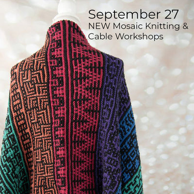 Cascade Yarns Introduction to Mosaic Knitting Hosted by Shannon Dunbabin, 9/27/25, 11am-1pm