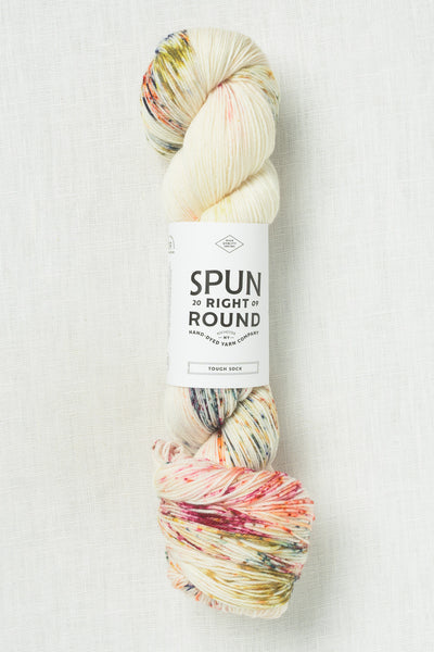 Spun Right Round Tough Sock Crisp