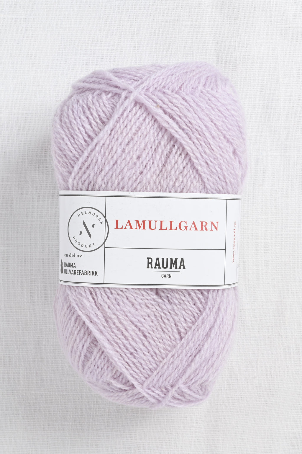 Rauma 2-Ply Lamullgarn 24 Light Lavender