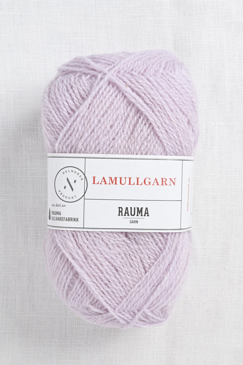 Rauma 2-Ply Lamullgarn 24 Light Lavender