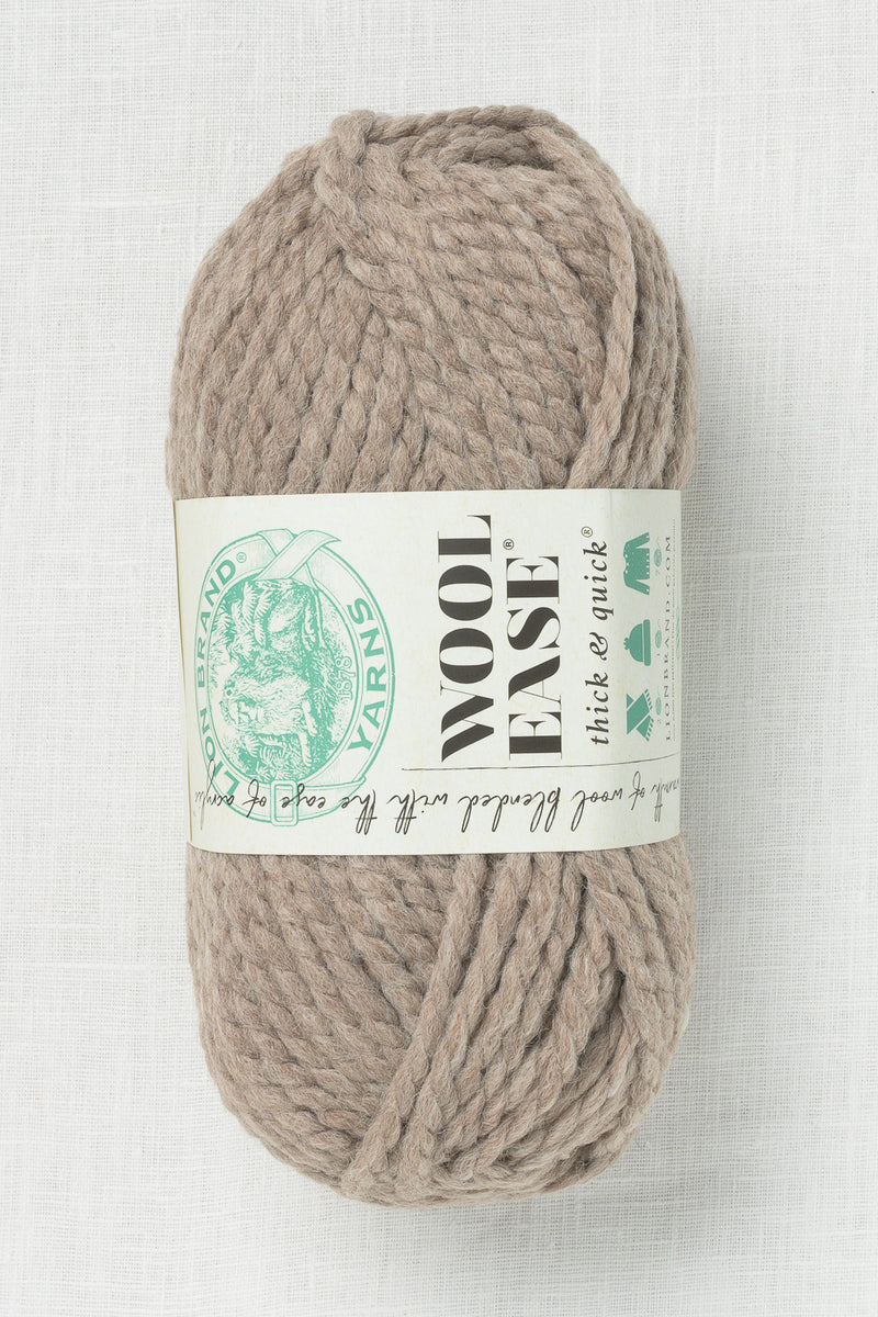 wool ease thick and quick succulent Lion Brand Wool Ease Thick & Quick 554C Driftwood