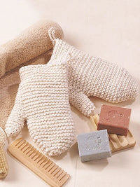 Bath Mitt by Lily Sugar'n Cream and Bernat Design Studio