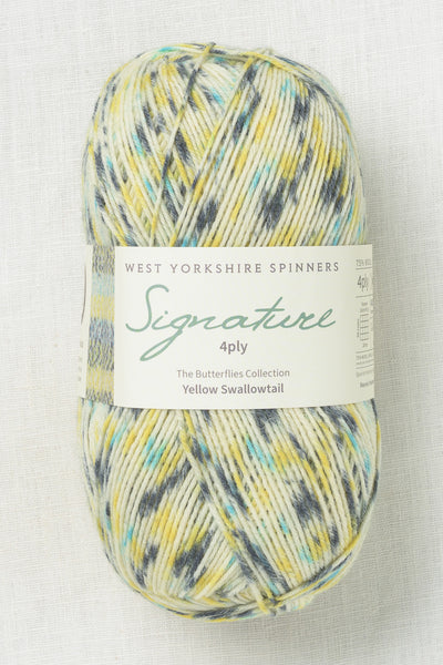 WYS Signature 4 Ply 1245 Yellow Swallowtail
