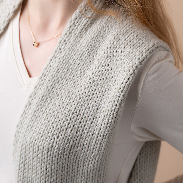 Straight Cut Vest by Pascuali Designs