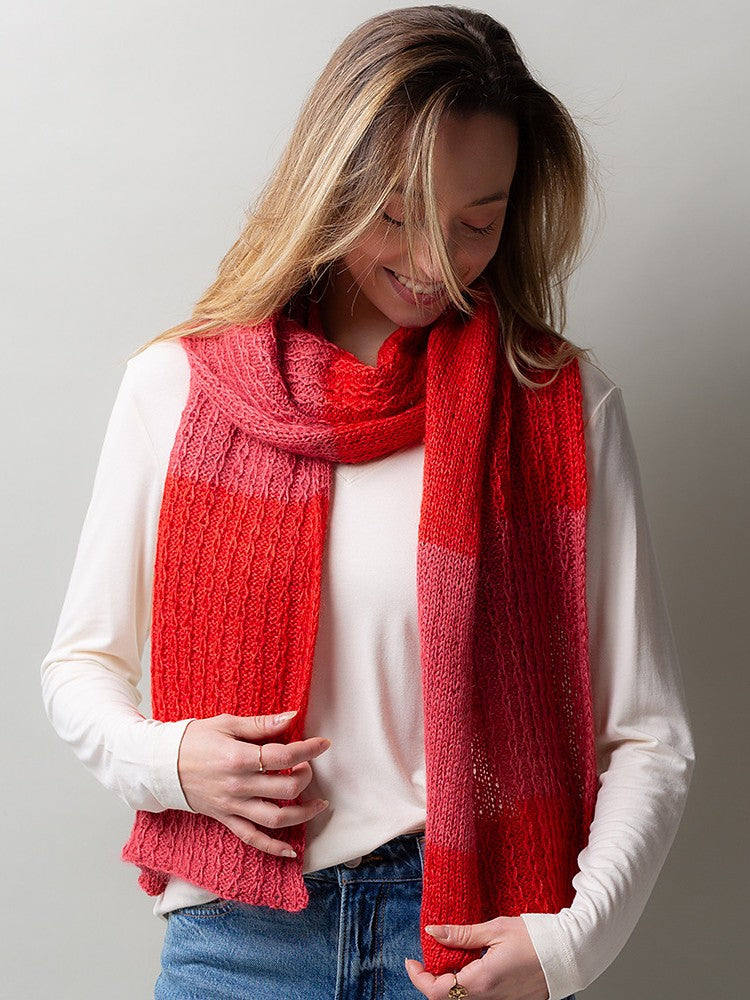 Whispering Lines Scarf by Pascuali Designs
