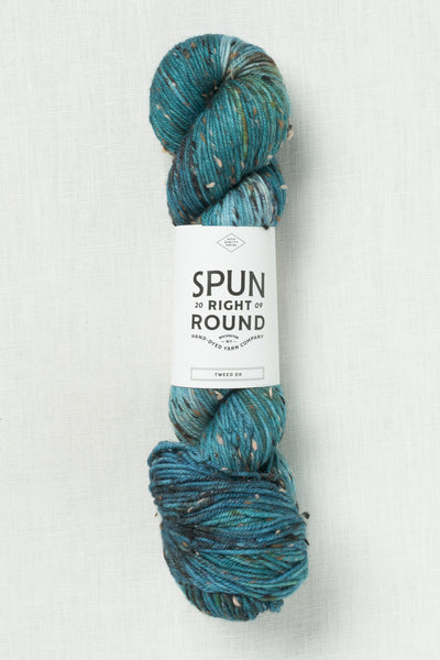 Spun Right Round Tweed DK Lagoon