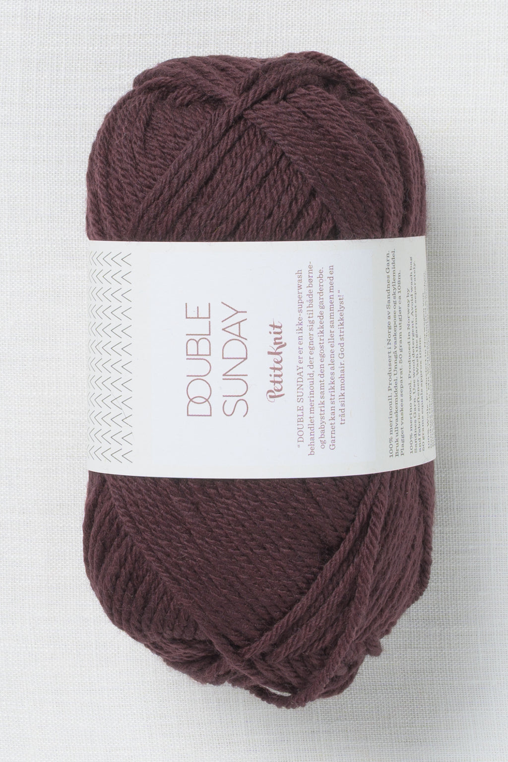 Sandnes Garn Double Sunday 4682 Velvet Fig (PetiteKnit Color Palette)