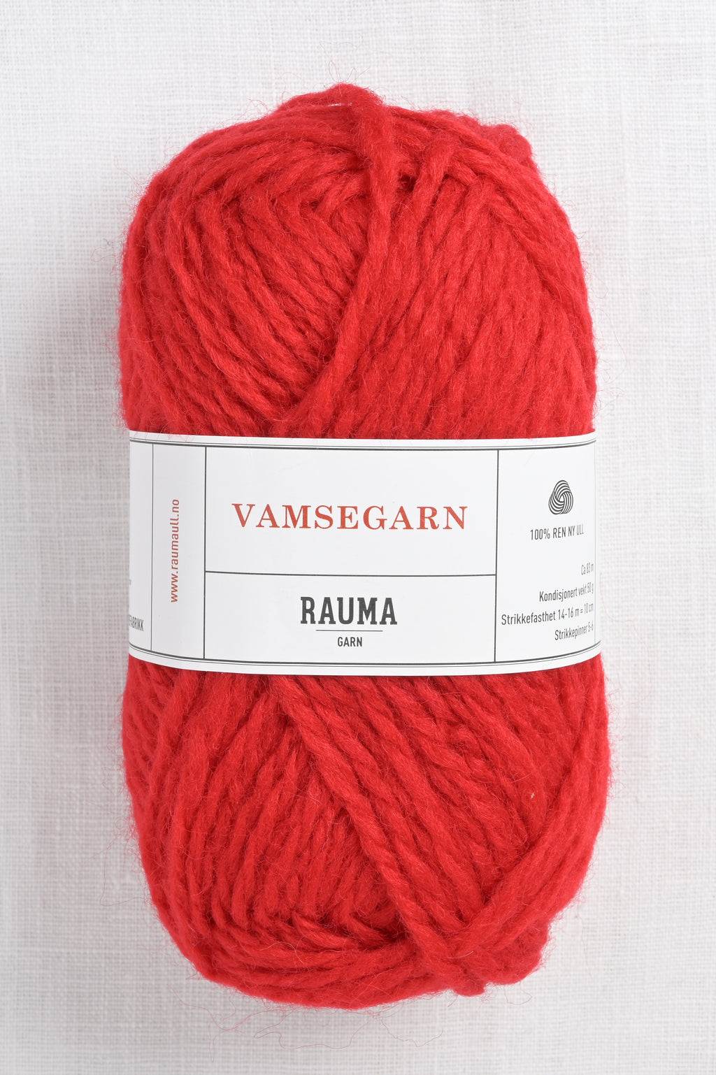 Rauma Vamsegarn 18 Bright Red
