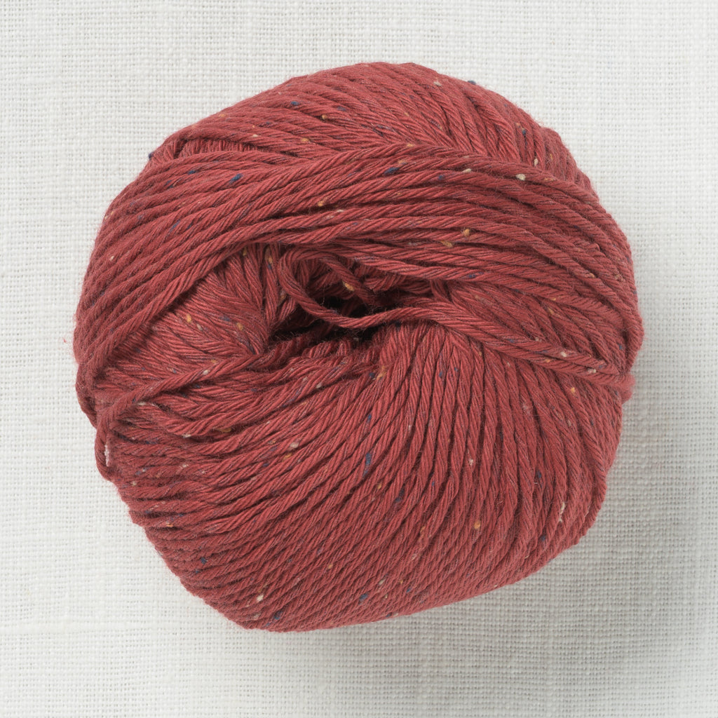 Erika Knight Gossypium Cotton Tweed 9 Terra Red