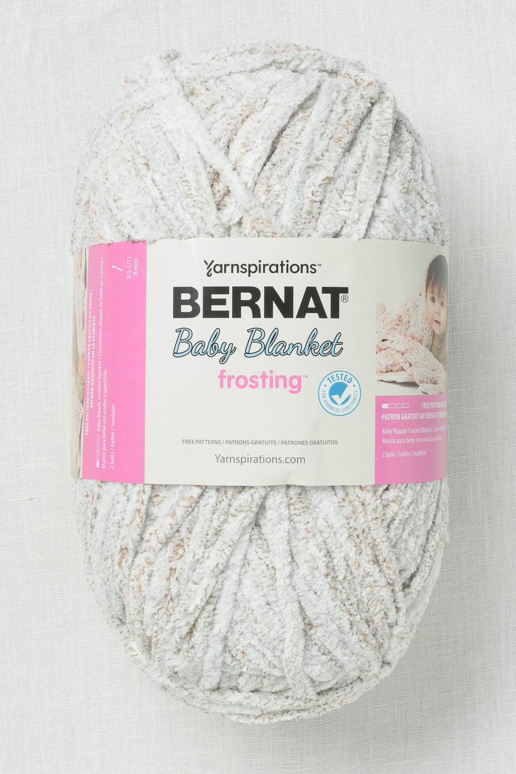 Bernat Baby Blanket Frosting Sunday Times Wool and Company Bernat Baby Blanket Frosting Sunday Times Wool and Company
