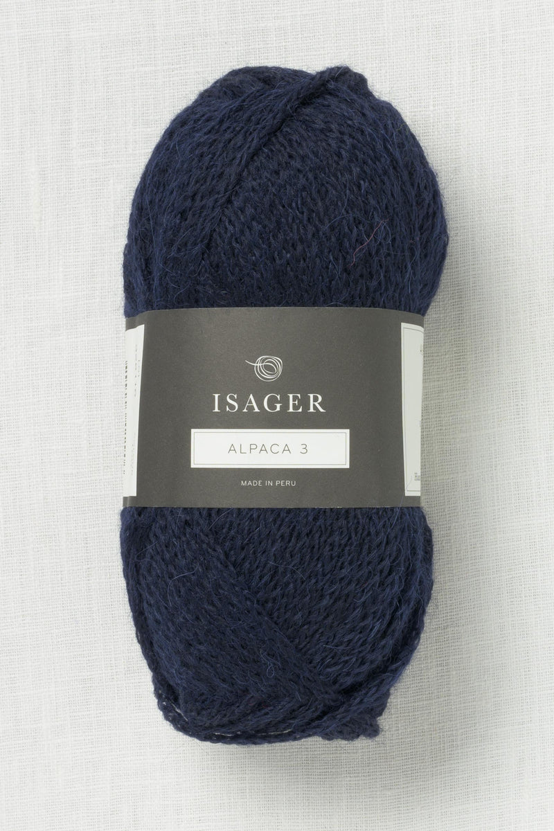Isager Alpaca 3 100 Navy