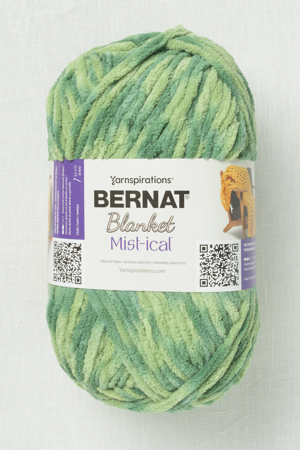 Bernat Blanket Mist-ical Fresh Green