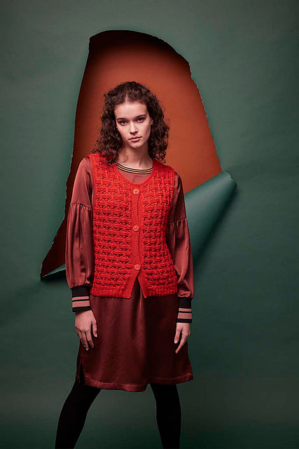 Ashanti Vest by LANGYARNS SWITZERLAND