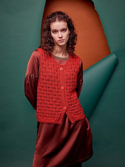 Ashanti Vest by LANGYARNS SWITZERLAND