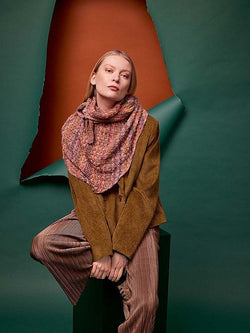 Cheryl Triangular shawl by LANGYARNS SWITZERLAND