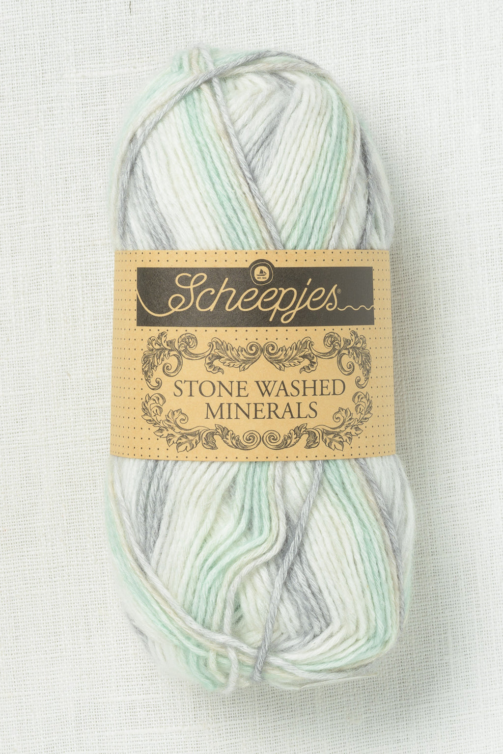 Scheepjes Stone Washed Minerals 913 Malachite Vale