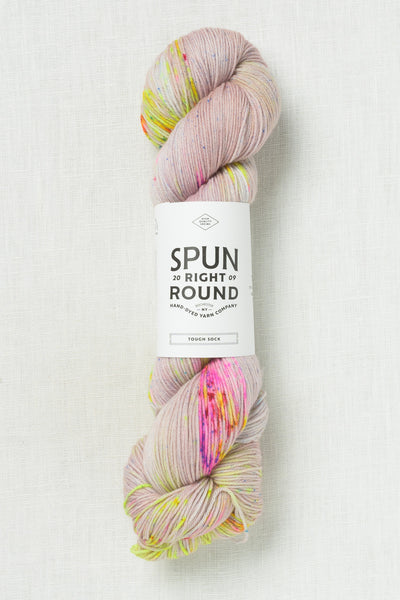 Spun Right Round Tough Sock Glam Rock
