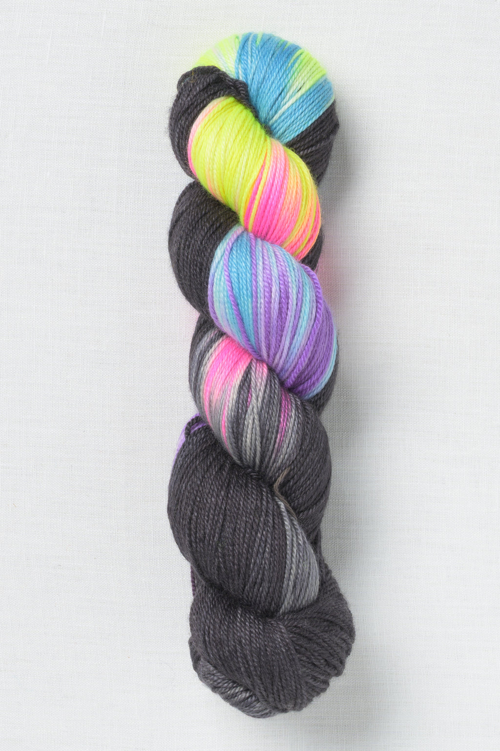 Madelinetosh Pashmina Black Rainbow