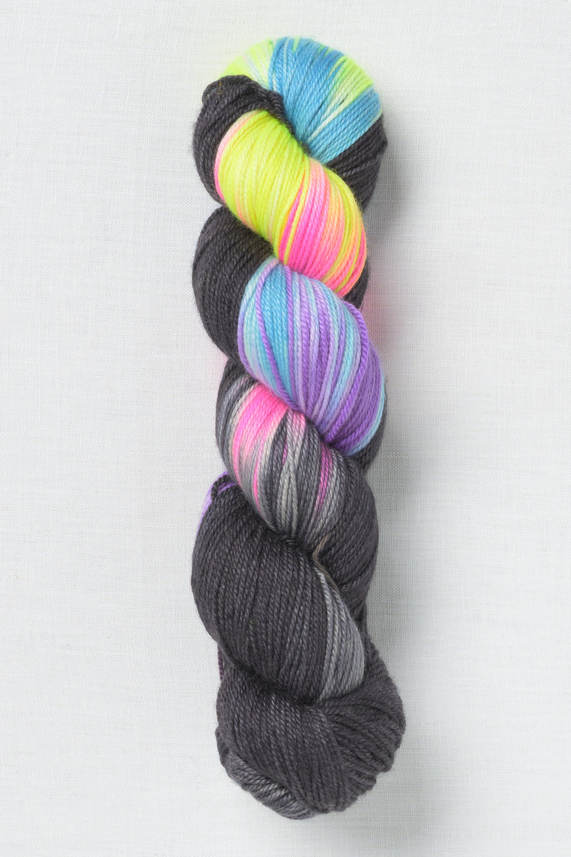 Madelinetosh Pashmina Black Rainbow