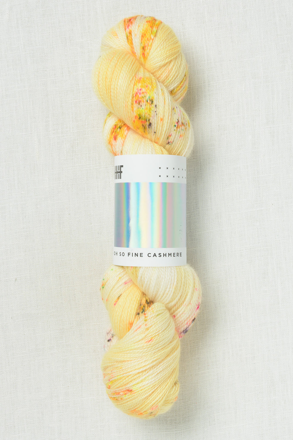 Hedgehog Fibres Oh So Fine Cashmere Mellow Yellow