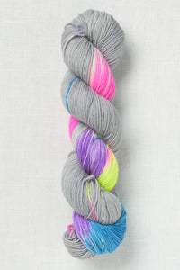 Madelinetosh Woolcycle Sport Cloudy with a Chance of Rainbows