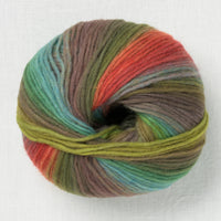 Lang Yarns Cloud 20 Dark Green Olive Light Blue Red