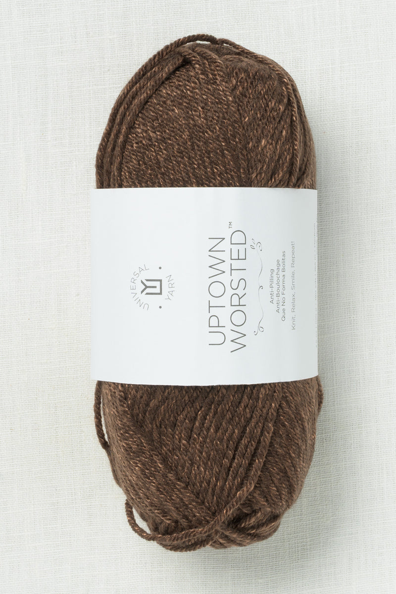 Universal Yarn Uptown Worsted 369 Chocolate Heather