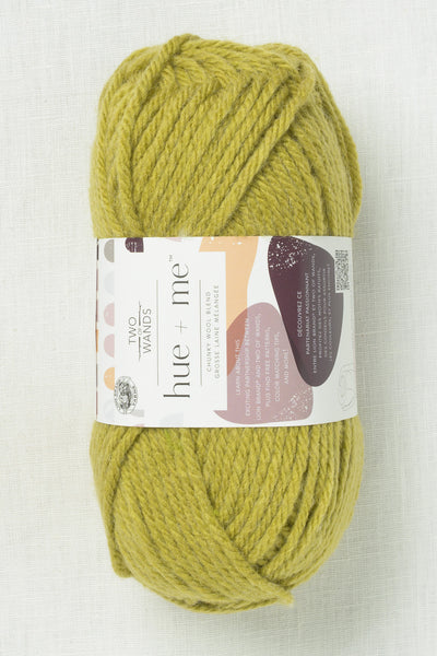 Lion Brand Hue + Me 177P Dirty Chartreuse