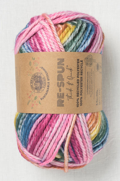 Lion Brand Re-Spun Thick & Quick 201BF Meadow Flowers