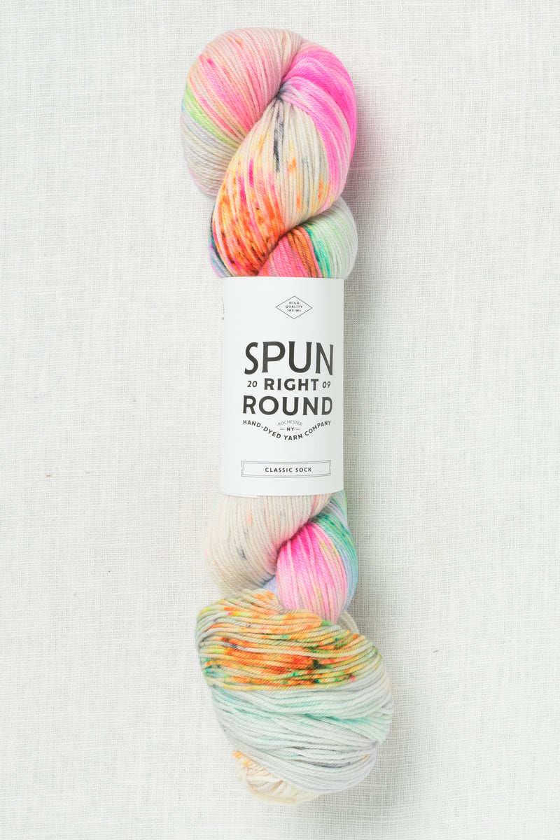 Spun Right Round Squish DK Glitter Bomb