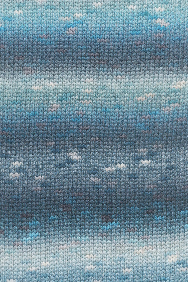 Lang Yarns Magnolia 13 Petrol Turquoise Grey swatch