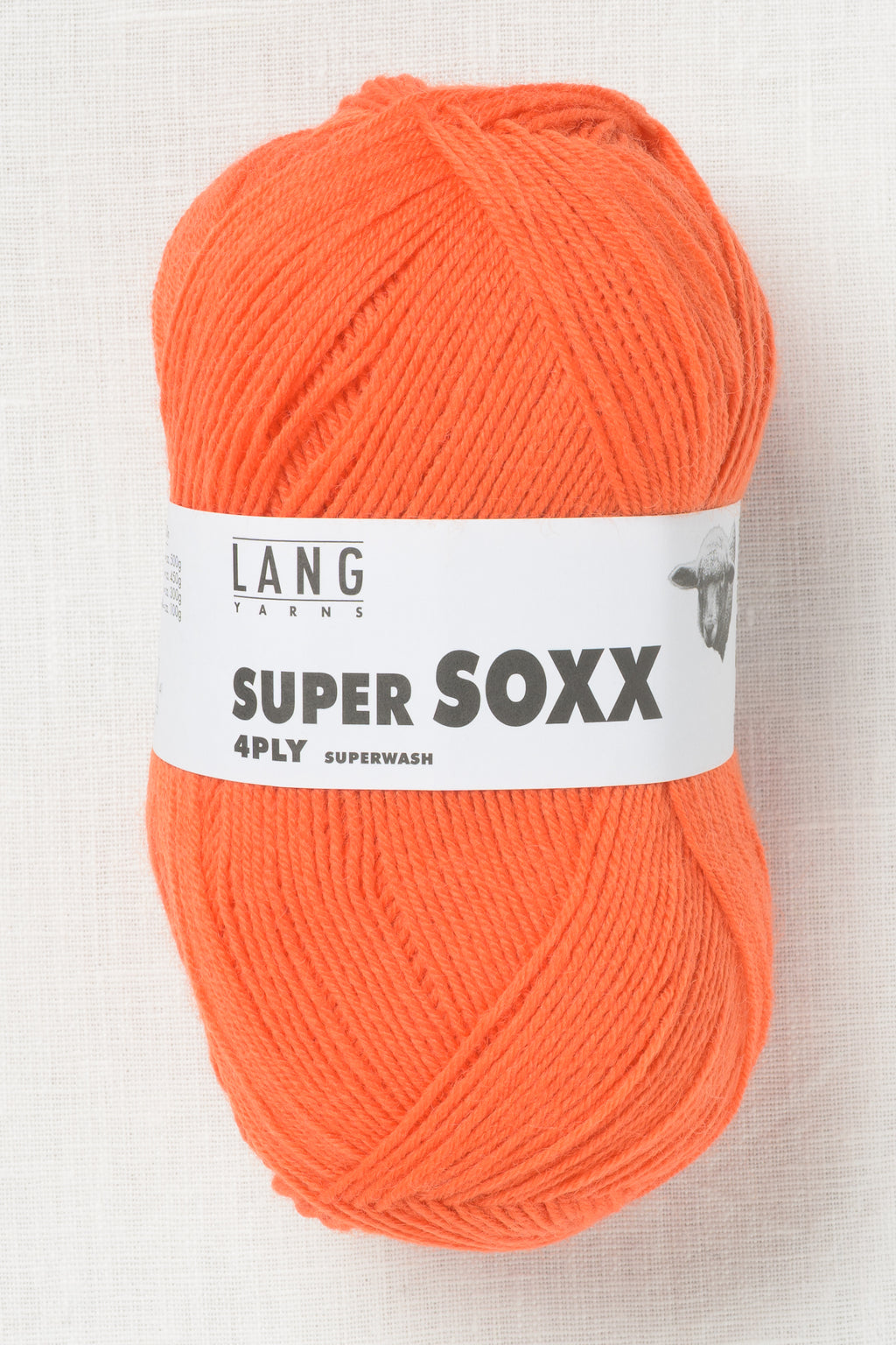 Lang Yarns Super Soxx 4Ply 59 Orange