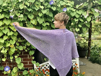 3371 Lace Bordered Shawl by Plymouth Yarn Design Studio