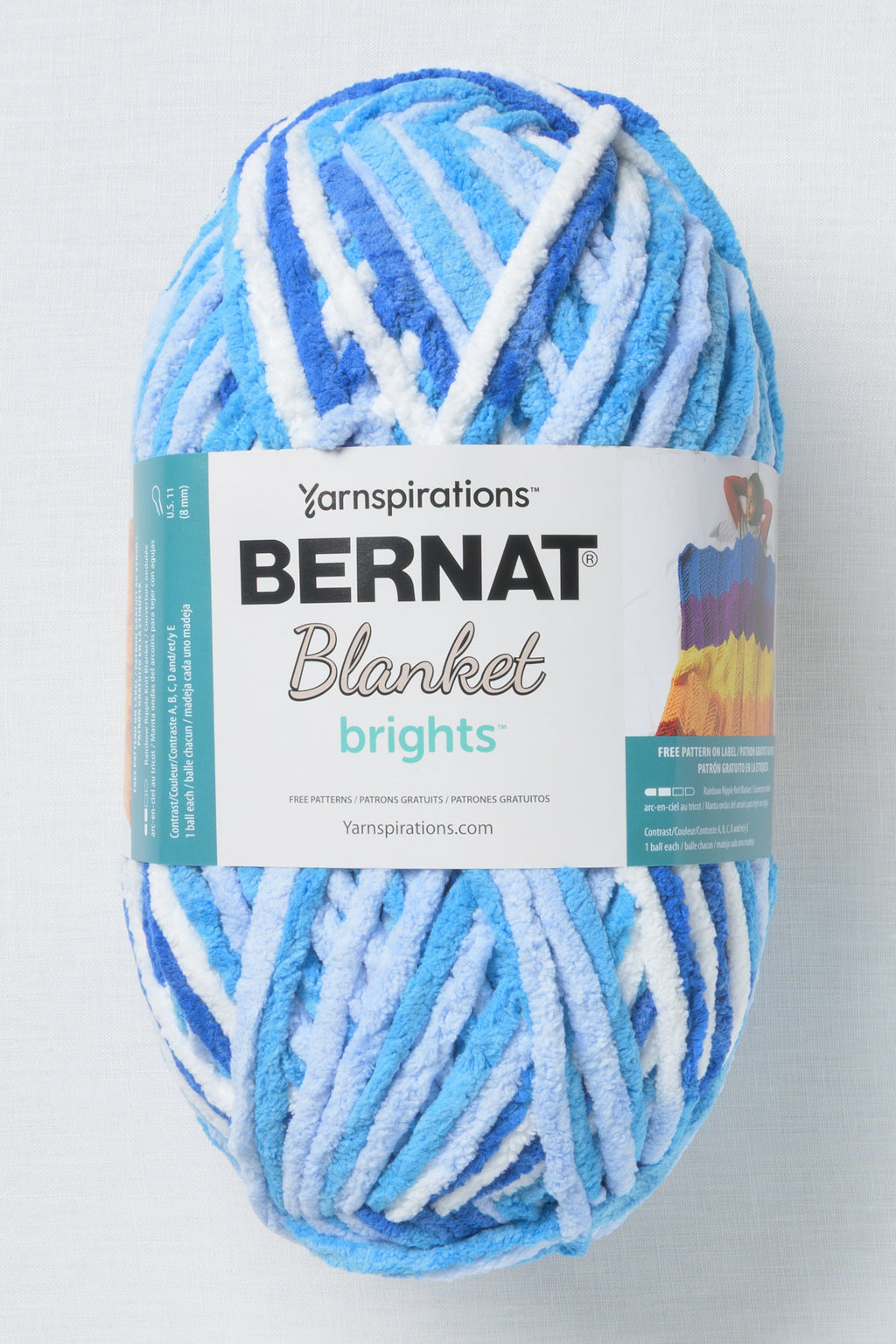 Bernat Blanket Brights Waterslide Variegated