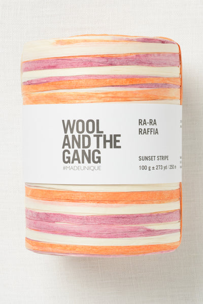 Wool and the Gang Ra-Ra Raffia Sunset Stripe