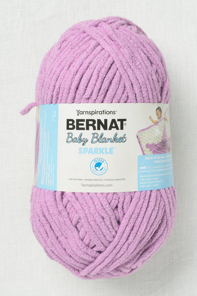 Bernat Baby Blanket Sparkle Planetary Purple Sparkle